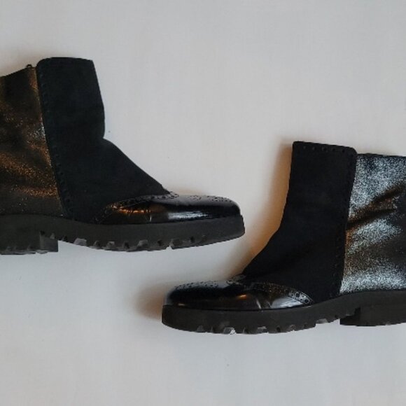 LUCA GROSSI WOMEN SUEDE BOOTIES SIZE 38 1/2 USED - Picture 11 of 14